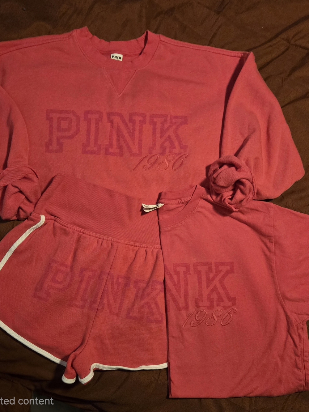 Buy 2 Get 1 Free!  PINK: Hot Stuff Pink, Hoodie & Shorts Set & Matching Tee